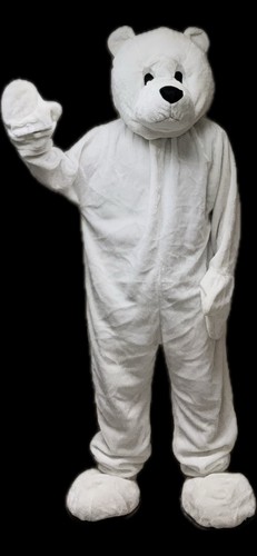 Polar bear mascot costume - polar,