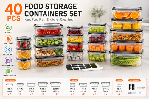40pcs airtight food - airtight,