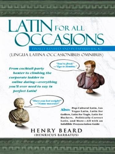Latin for all occasions from - for,