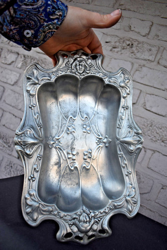 Antique art nouveau pewter - antique,