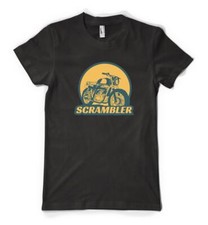Scrambler Off Road Motorbike Biker Personalised Unisex Adult T Shirt