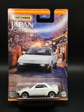 Matchbox. 1984 Toyota MR2 white RHD headlights up.  Japan origins series.