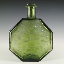 Riihimaki #1720 Riihimaen Green Glass Nanny Still 'Polaris' Vase