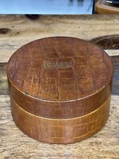 Vintage Brown Leather Circle