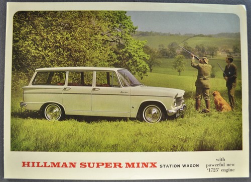 1966 1967 hillman brochure - hillman,