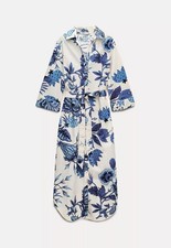 Zara Blue & White Floral Print