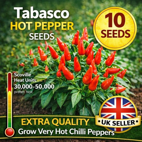 Tabasco hot pepper seeds - hot,