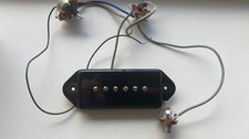 Epiphone Dog Ear P90 Neck Pickup, Complete loom with pots & jack