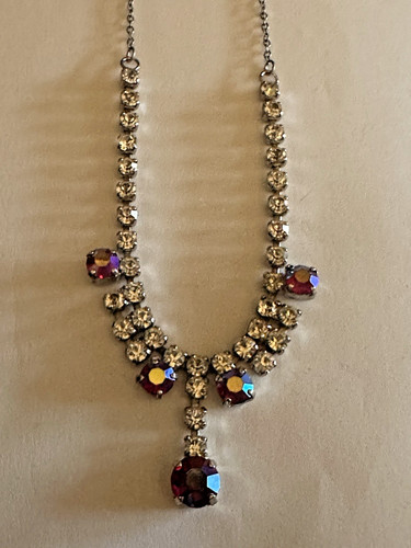 Vintage rhinestone necklace
