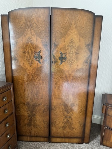 Antique mahogany veneered - antique,