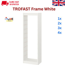 IKEA TROFAST Frame 46x30x145 cm White Easily Transform Storage Solution