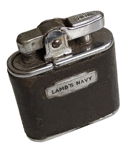 Lambs navy rum ronson lighter - rum,