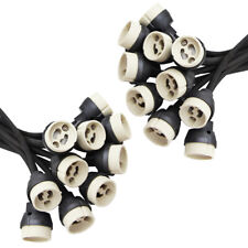50 x GU10 Mains Bulb Lamp Holder Connector delivered