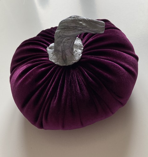 Handmade velvet pumpkins - velvet,