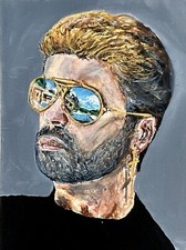 George Michael Painting  Print