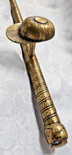 Brass horse whip riding hats - brass, 3