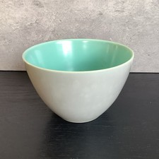 Vintage Poole Pottery - Twintone Ice Green and Seagull - Sugar Bowl/Jam Pot