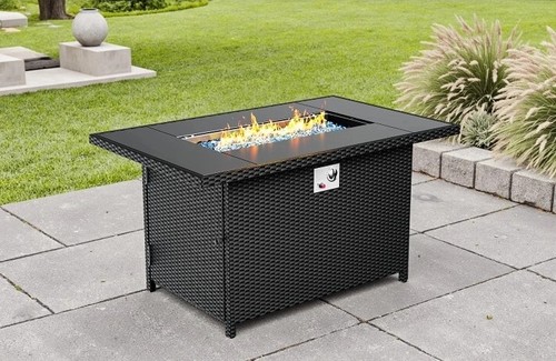 Outdoor propane gas fire pit - outdoor,