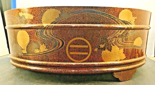 Large japanese edo wood - edo,