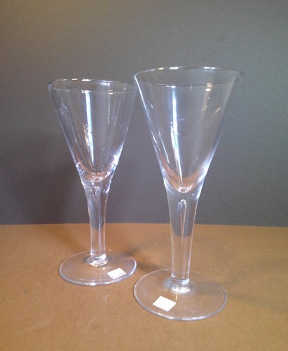 Antique teardrop bubble stem - 2,