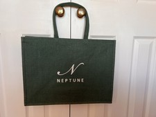 Neptune Jute Green Large Tote