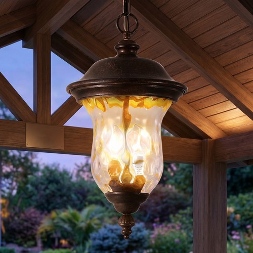 Outdoor pendant light - 19",