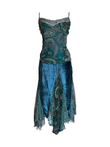 Rene derhy teal paisley - teal, cami