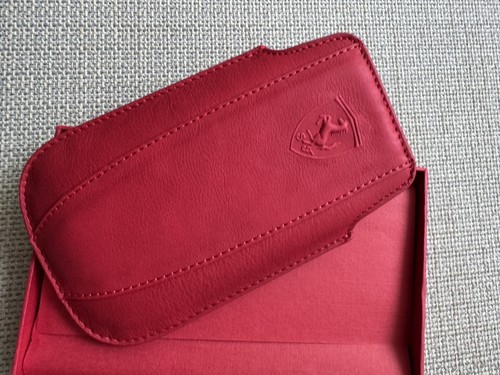 Ferrari red leather - red, phone