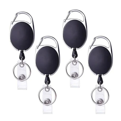 Retractable key chain ring - retractable,