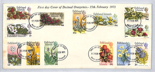Falkland islands 1971 fdc - fdc, full