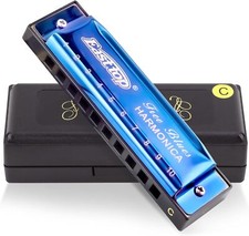 EASTTOP Blues Harmonica Key of
