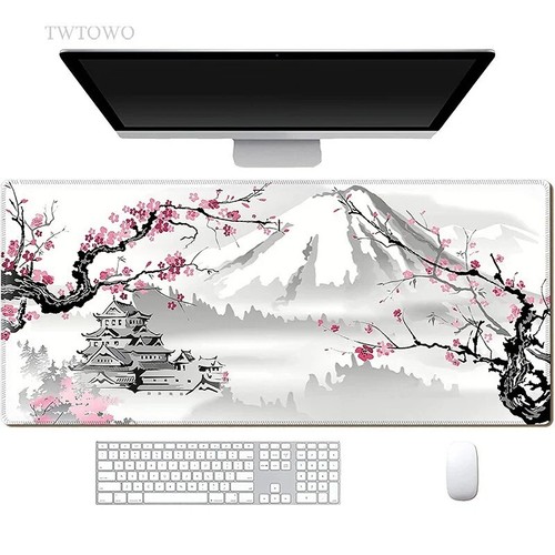 Large mouse pad - gaming, sakura