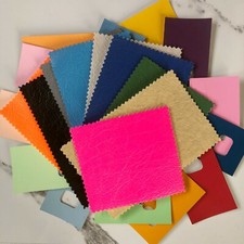 Fire Treated Textured Grainy Faux Leather Vinyl Upholstery Fabric for Per Metre