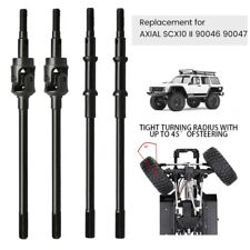 1/10 RC CNC Metal Front Rear Axle CVD Drive Shaft For AXIAL SCX10 II 90046 90047