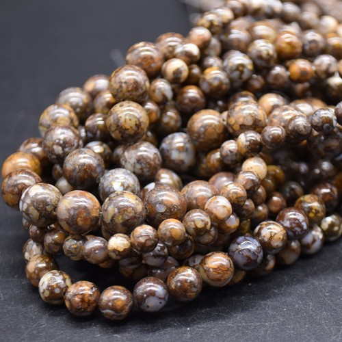 Fire lace opal round - opal, beads