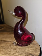 Vintage Whitefriars Glass Ruby