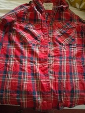 Primark Atmosphere Women's Long Sleeved Red Multicoloured Checked Shirt Size 20