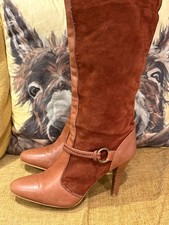 Bertie Womens Leather Suede