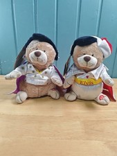 2x Elvis Presley Singing Teddy