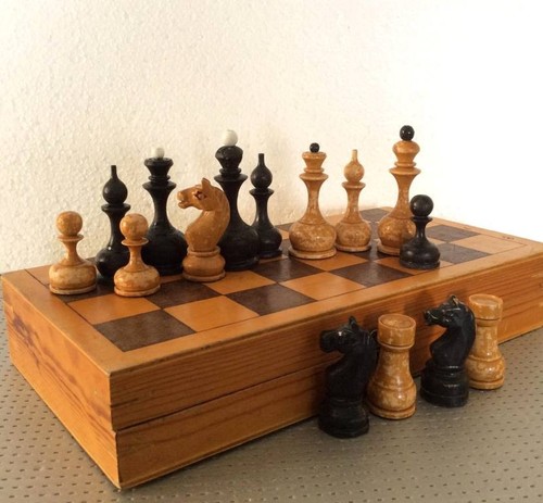 Vintage soviet russian wooden - vintage,