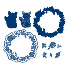 Tattered Lace Freddie Fox 3D Metal Craft Die Set - Pinewood Party Collection