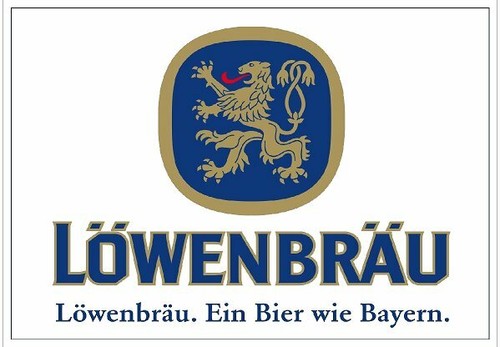 Lowenbrau beer fridge pub bar - beer,