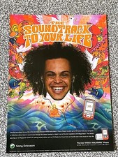 Rare 2005 Magazine Advert Picture Sony Ericsson W550i Walkman Mobile Phone Ad