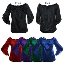 Women Crushed Velvet Gothic