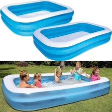 Large family swimming - large, pool
