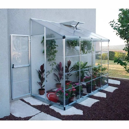 Lean garden greenhouse - to,