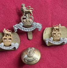 Post 1952 Royal Army Pay Corps British Military Cap & Collar Badges plus Button