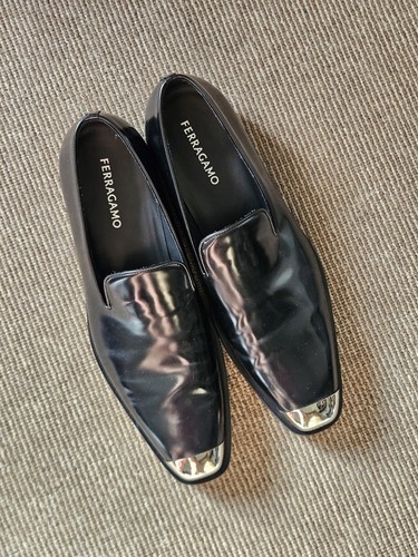 Ferragamo mens silver tip - mens,