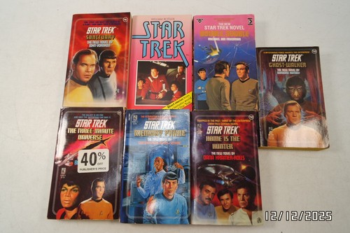 Star trek books lot - lot, 3