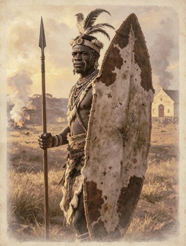 Zulu wars warrior 10x8 - zulu,